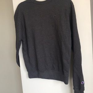 Dark grey crewneck champion sweater